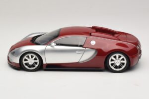 Bugatti Veyron Centenaire Edition Chrome Red Minichamps 1:18 100110851 Metal — billede 4 af 8