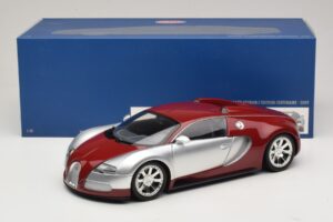 Bugatti Veyron Centenaire Edition Chrome Red Minichamps 1:18 100110851 Metal — billede 8 af 8