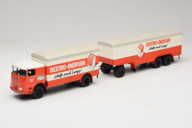 Bussing LU 11/16 Boksanhænger Dextro Energen Minichamps 1:43 499073940 Metal
