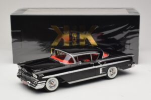 Chevrolet Bel Air Impala Coupe Sort KK-Scale 1:18 KKDC181592 Metal — billede 6 af 6