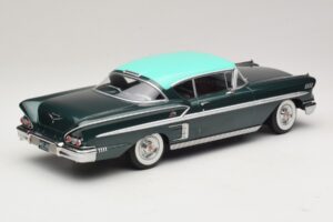 Chevrolet Bel Air Impala Coupe Mørkegrøn Metallic & Grøn KK-Scale 1:18 KKDC181594 Metal — billede 2 af 6