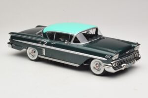 Chevrolet Bel Air Impala Coupe Mørkegrøn Metallic & Grøn KK-Scale 1:18 KKDC181594 Metal — billede 4 af 6