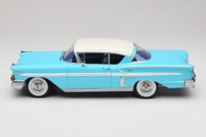 Chevrolet Bel Air Impala Coupe Turkis & Creme KK-Scale 1:18 KKDC181593 Metal — billede 3 af 6