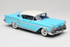 Chevrolet Bel Air Impala Coupe Turkis & Creme KK-Scale 1:18 KKDC181593 Metal — billede 4 af 6