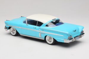 Chevrolet Bel Air Impala Coupe Turkis & Creme KK-Scale 1:18 KKDC181593 Metal — billede 5 af 6