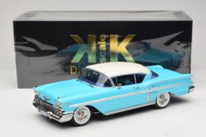 Chevrolet Bel Air Impala Coupe Turkis & Creme KK-Scale 1:18 KKDC181593 Metal — billede 6 af 6