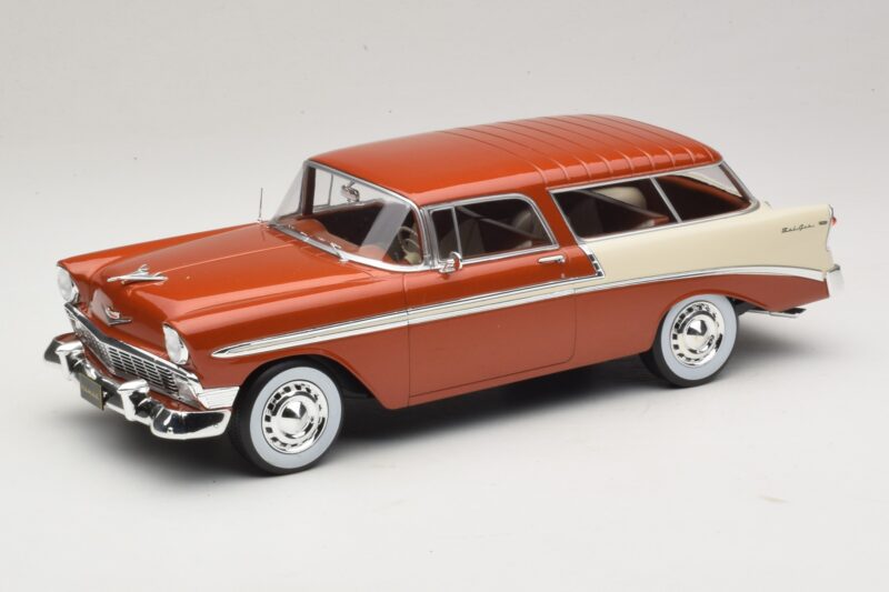 Chevrolet Bel Air Nomad Brun Metallic & Creme KK-Scale 1:18 KKDC181294 Metal