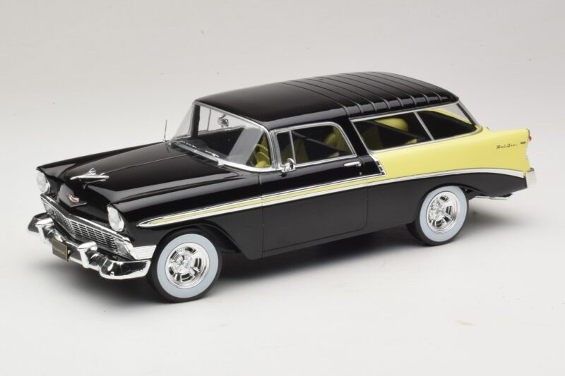 Chevrolet Bel Air Nomad Custom Sort & Lysegul KK-Scale 1:18 KKDC181293 Metal