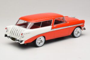 Chevrolet Bel Air Nomad Custom Lyserød & Hvid KK-Scale 1:18 KKDC181291 Metal — billede 2 af 6