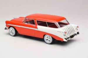 Chevrolet Bel Air Nomad Custom Lyserød & Hvid KK-Scale 1:18 KKDC181291 Metal — billede 5 af 6