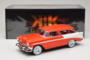 Chevrolet Bel Air Nomad Custom Lyserød & Hvid KK-Scale 1:18 KKDC181291 Metal — billede 6 af 6