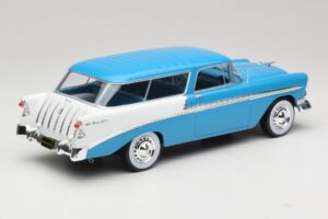 Chevrolet Bel Air Nomad Turkis & Hvid KK-Scale 1:18 KKDC181292 Metal — billede 2 af 6