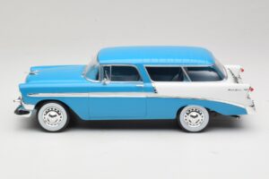 Chevrolet Bel Air Nomad Turkis & Hvid KK-Scale 1:18 KKDC181292 Metal — billede 3 af 6