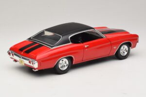 Chevrolet Chevelle SS454 Rød Maisto 1:18 31890-P1 Metal — billede 3 af 8
