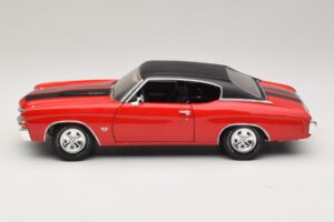 Chevrolet Chevelle SS454 Rød Maisto 1:18 31890-P1 Metal — billede 4 af 8