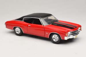 Chevrolet Chevelle SS454 Rød Maisto 1:18 31890-P1 Metal — billede 6 af 8