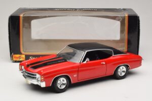 Chevrolet Chevelle SS454 Rød Maisto 1:18 31890-P1 Metal — billede 8 af 8