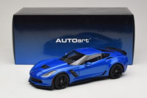 Chevrolet Corvette C7 Z06 Laguna Blue Tintcoat AUTOart 1:18 71265 Komposit — billede 8 af 8