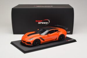 Chevrolet Corvette C7 ZR-1 High Voltage Tint TopSpeed 1:18 TS0147 Resin — billede 6 af 6