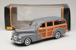 Chevrolet Fleetmaster Woody Grå Maisto 1:18 31854 Metal — billede 8 af 8