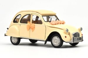Citroen 2CV Wedding Gift Beige Norev 1:18 181475 Metal — billede 2 af 3