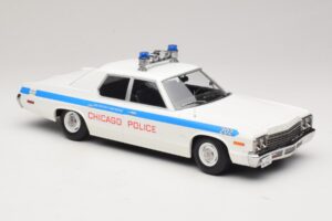 Dodge Monaco Chicago Politi KK-Scale 1:18 KKDC181151 Metal — billede 4 af 6