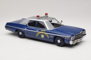 Dodge Monaco Nevada Highway Patrol Blå & Sølv KK-Scale 1:18 KKDC181155 Metal — billede 4 af 6
