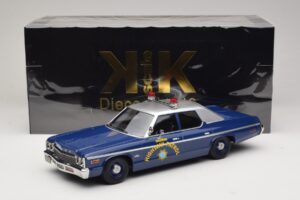 Dodge Monaco Nevada Highway Patrol Blå & Sølv KK-Scale 1:18 KKDC181155 Metal — billede 6 af 6