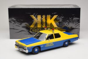 Dodge Monaco New York State Police Gul & Blå KK-Scale 1:18 KKDC181156 Metal — billede 6 af 6