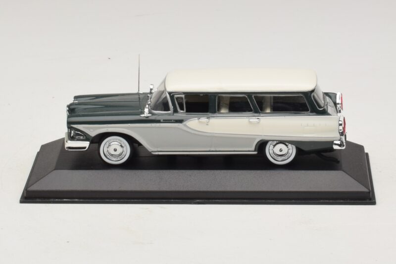 Edsel Bermuda Stationcar Mørkegrøn Hvid Minichamps 1:43 400082013 Metal