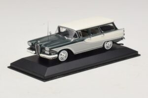 Edsel Bermuda Stationcar Mørkegrøn Hvid Minichamps 1:43 400082013 Metal — billede 2 af 5