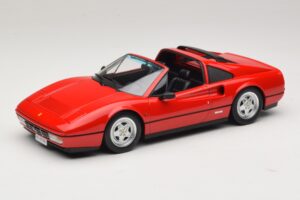 Ferrari 328 GTS Rød Med Sort Interiør KK-Scale 1:18 KKDC180551 Metal