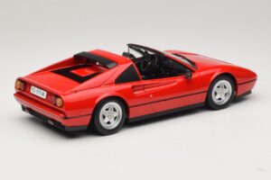 Ferrari 328 GTS Rød Med Sort Interiør KK-Scale 1:18 KKDC180551 Metal — billede 3 af 7
