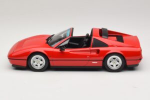 Ferrari 328 GTS Rød Med Sort Interiør KK-Scale 1:18 KKDC180551 Metal — billede 4 af 7