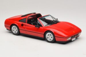 Ferrari 328 GTS Rød Med Sort Interiør KK-Scale 1:18 KKDC180551 Metal — billede 5 af 7