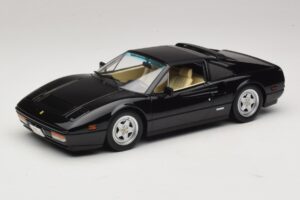 Ferrari 328 GTS US Version Sort Miami Vice Sonny KK-Scale 1:18 KKDC181702 Metal — billede 2 af 7