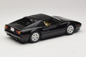 Ferrari 328 GTS US Version Sort Miami Vice Sonny KK-Scale 1:18 KKDC181702 Metal — billede 3 af 7
