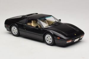 Ferrari 328 GTS US Version Sort Miami Vice Sonny KK-Scale 1:18 KKDC181702 Metal — billede 5 af 7