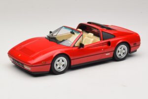 Ferrari 328 GTS US-version Rød Beverly Hills Cop II Med Beige Interiør KK-Scale 1:18 KKDC181701 Metal