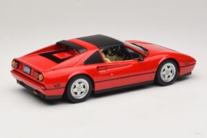 Ferrari 328 GTS US-version Rød Beverly Hills Cop II Med Beige Interiør KK-Scale 1:18 KKDC181701 Metal — billede 3 af 7