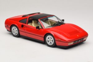Ferrari 328 GTS US-version Rød Beverly Hills Cop II Med Beige Interiør KK-Scale 1:18 KKDC181701 Metal — billede 5 af 7