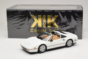 Ferrari 328 GTS US Version Hvid KK-Scale 1:18 KKDC181703 Metal — billede 7 af 7
