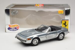 Ferrari 365 GTS Chrome Silver Hot Wheels 1:18 25738 Metal — billede 8 af 8