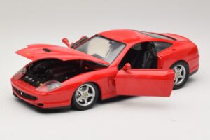 Ferrari 550 Maranello Rød Majorette 1:18 5974 Metal — billede 2 af 8