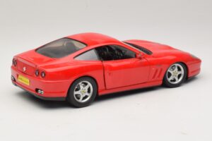 Ferrari 550 Maranello Rød Majorette 1:18 5974 Metal — billede 3 af 8