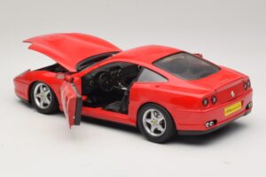 Ferrari 550 Maranello Rød Majorette 1:18 5974 Metal — billede 5 af 8