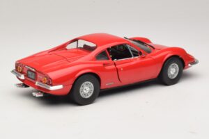 Ferrari Dino 246 Rød Majorette 1:18 5271 Metal — billede 3 af 8