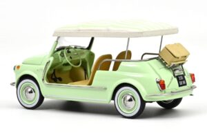 Fiat 500 Jolly Grøn Norev 1:18 187794 Metal — billede 3 af 5