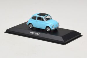 Fiat 500 L Blå Maxichamps 1:43 940121601 Metal — billede 3 af 5