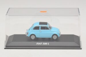 Fiat 500 L Blå Maxichamps 1:43 940121601 Metal — billede 4 af 5